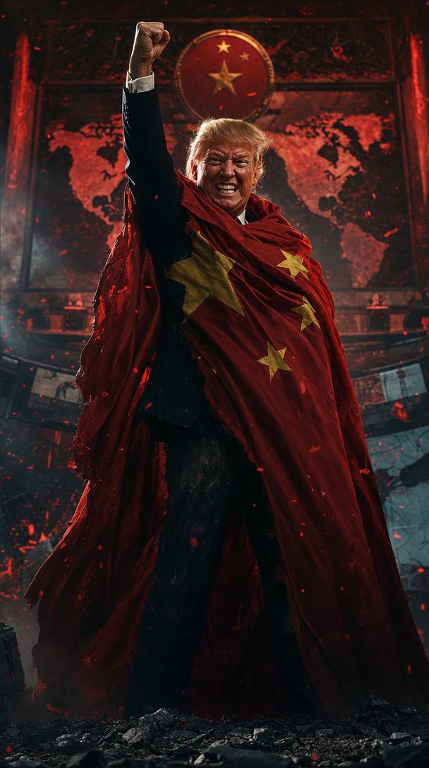 戦狂トランプ赤旗